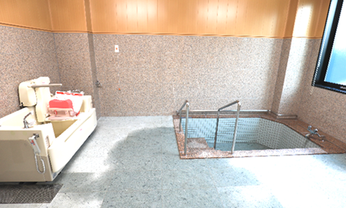 通所介護の浴室